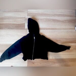 Kids Black Hoodie Jacket